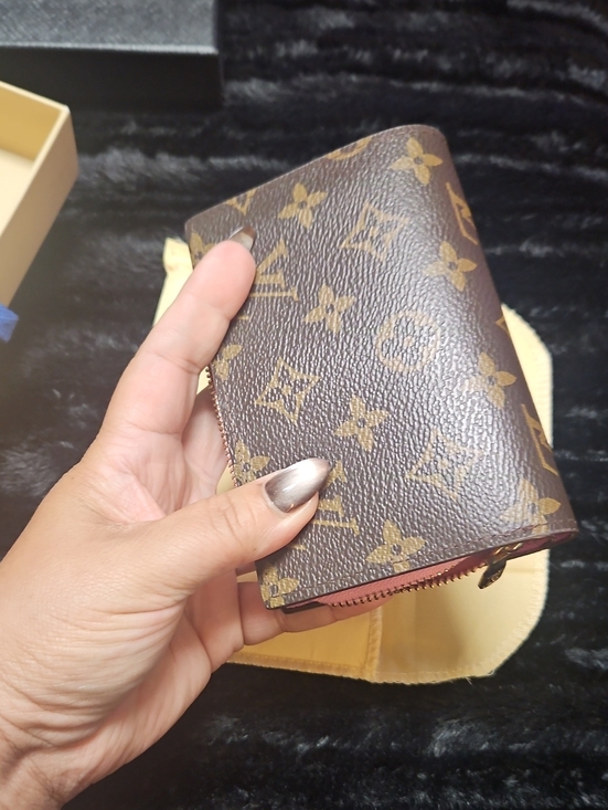 Accessories - Monogram Canvas Brown & Pink Card Holder